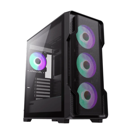 Case GameMax Siege BK E-ATX ARGB Vidrio Templado