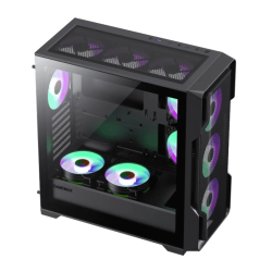 Case GameMax Siege BK E-ATX ARGB Vidrio Templado