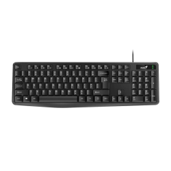 Teclado Genius KB-117 SP USB Teclas Cóncavas
