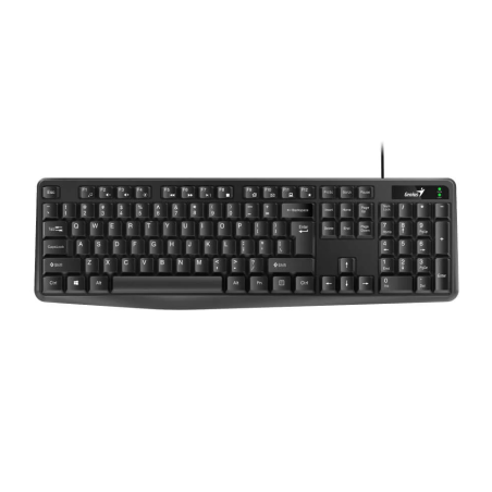 Teclado Genius KB-117 SP USB Teclas Cóncavas