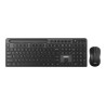 Kit Teclado + Mouse Marvo KC411W Inalámbrico con Soporte Móvil