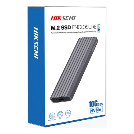 Cápsula SSD M.2 NVMe Hiksemi USB 3.2 10Gbps