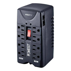 Regulador de Voltaje Powest PROPC 1000VA 8 Tomas