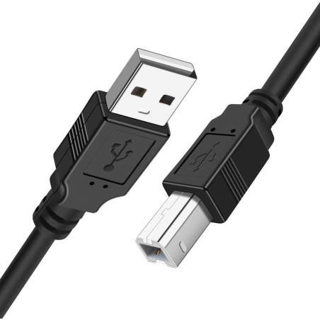 El Cable USB 2.0 para Impresora Delta de 1.8 metros está diseñado para