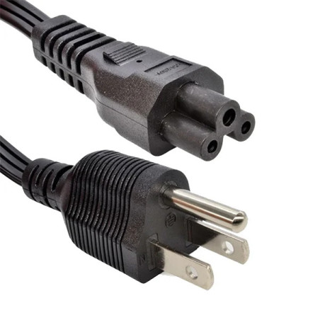 Cable de Poder Trébol Plano para cargador Laptop