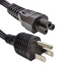 Cable de Poder Trébol Plano para cargador Laptop