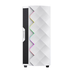 El Case GameMax Diamond CP WH combina un diseño elegante en color blan