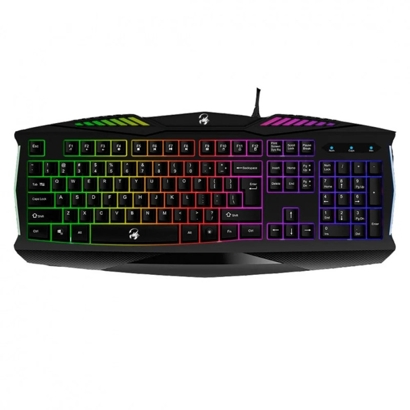 Teclado Gamer Genius Scorpion K220 SP BK Iluminación Arco Iris