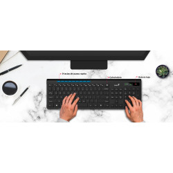 Teclado Inalámbrico Genius SlimStar 7230 SP BK 2.4GHz
