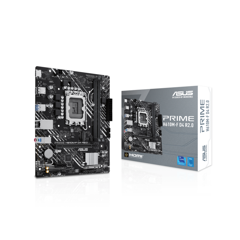 Mainboard ASUS PRIME H610M-F D4 R2.0 | LGA 1700 | DDR4 | PCIe 4.0 | M.