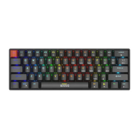 Teclado Mecanico Gamer Marvo KG933G SP BK Switch Red 60