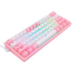 Teclado Mecanico Redragon Fizz Pro K616 RGB White Pink
