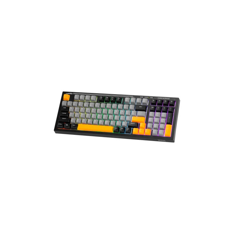 Teclado Gamer de Membrana Marvo K638B Soldat S50B SP RGB