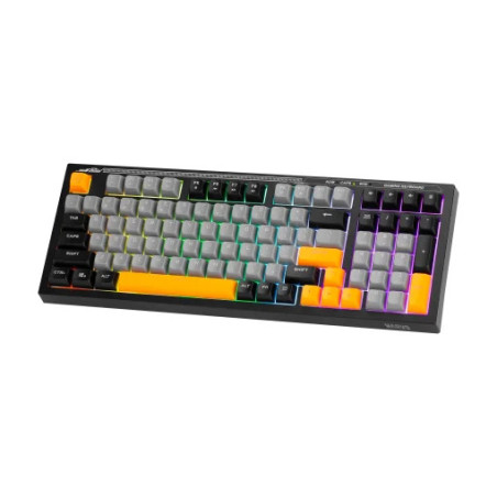 Teclado Gamer de Membrana Marvo K638B Soldat S50B SP RGB