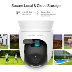 Camara de Seguridad Exterior Mercusys MC510 360 2K 3MP