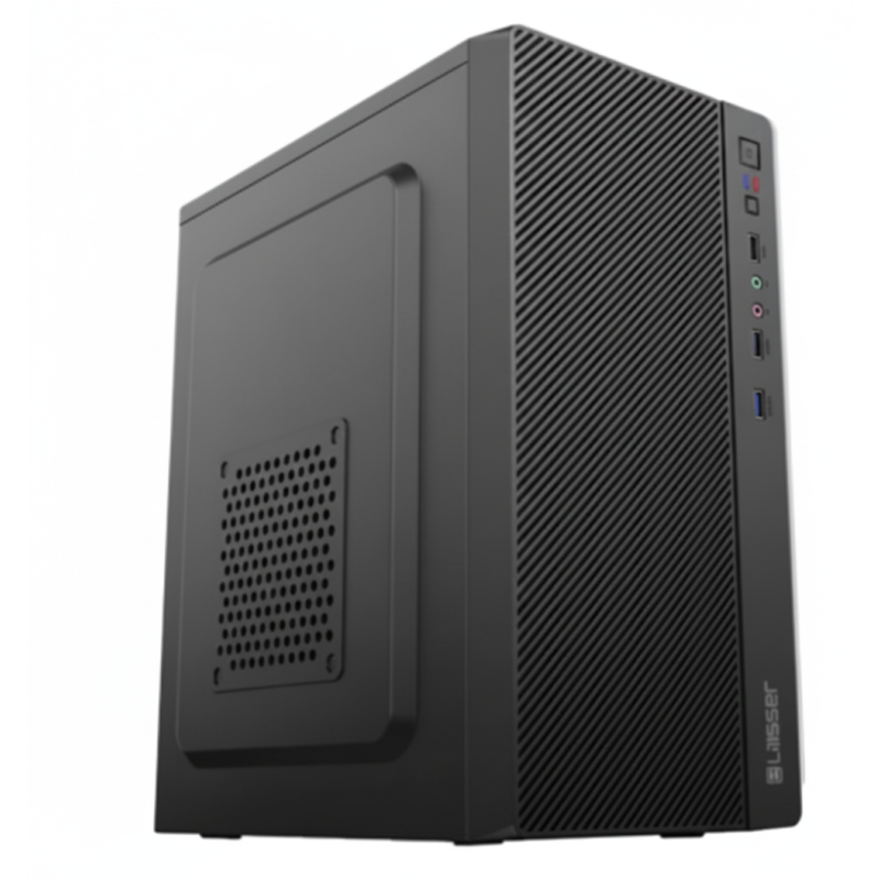 Combo Case Corporativo Mini Tower CS-322L + Teclado y Mouse USB