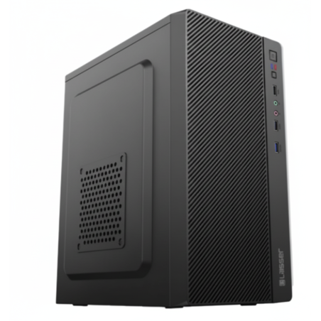 Combo Case Corporativo Mini Tower CS-322L + Teclado y Mouse USB