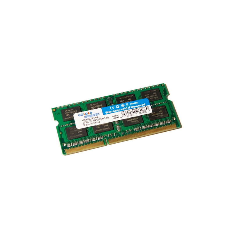 Memoria RAM Golden SODIMM 8GB DDR3L 1600MHz Laptop