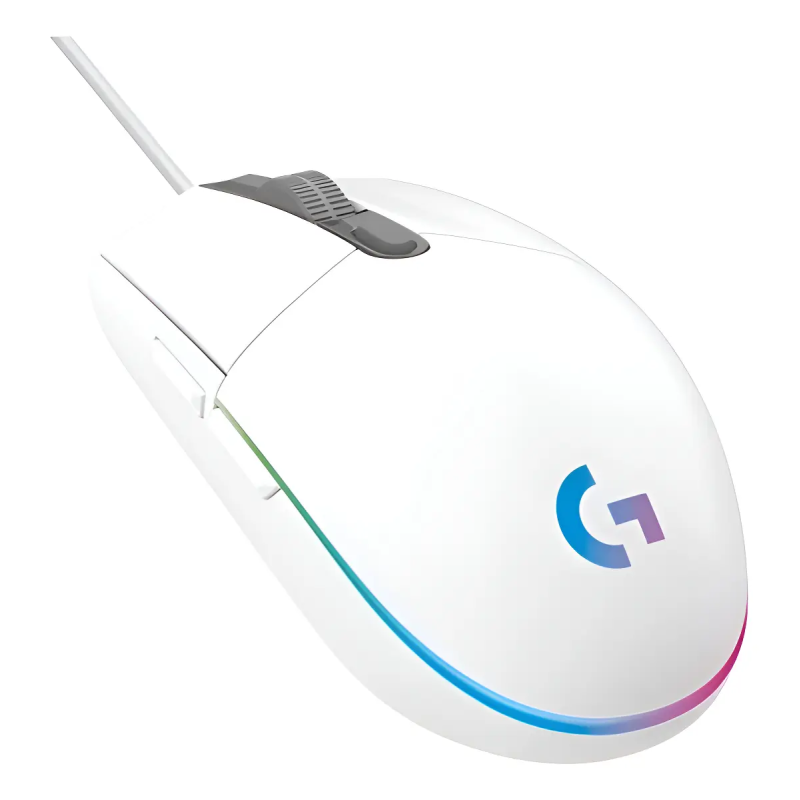 Mouse Logitech Gaming G203 Alambrico RGB Lightsync 8000 DPI