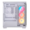 Case CORSAIR 3500X RS-R ARGB Mid Tower ATX Vidrio Panorámico Blanco