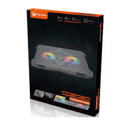 Base de Enfriamiento Meetion MT-CP2020 RGB 2 Fans Dual USB
