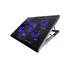 Base de Enfriamiento Delta VAIU-505 LED Azul 5 Fans Dual USB