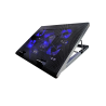 Base de Enfriamiento Delta VAIU-505 LED Azul 5 Fans Dual USB