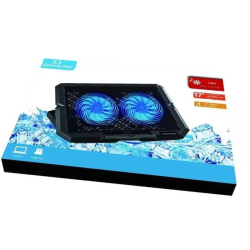 Base de Enfriamiento X3 Gaming Pad LED Azul 2 Fans 17 Pulgadas