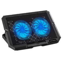Base de Enfriamiento X3 Gaming Pad LED Azul 2 Fans 17 Pulgadas