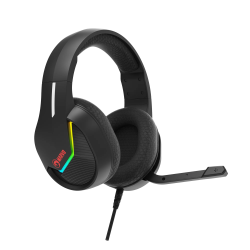 Audifonos Gamer Marvo H8618 Bk Tactic 40 RGB USB
