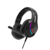 Audifonos Gamer Marvo H8618 Bk Tactic 40 RGB USB