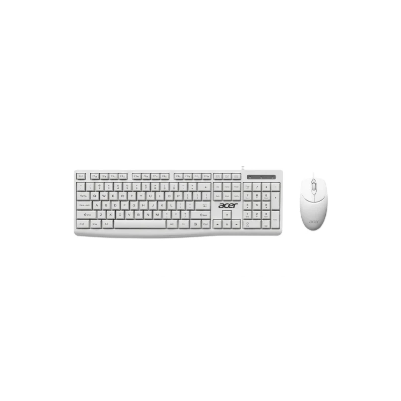 Kit 2en1 Acer EAK040 Teclado y Mouse Alámbrico USB Silencioso