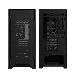 Case GIGABYTE C102 Glass Mid Tower Micro ATX Vidrio Templado Negro