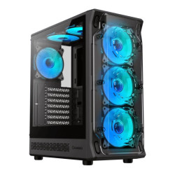 Case GameMax Starlight 2 AB BK Gabinete ATX 6 Fans ARGB USB-C