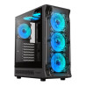 Case GameMax Starlight 2 AB BK Gabinete ATX 6 Fans ARGB USB-C