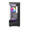 Case GameMax Vista COC AB BK Gabinete ATX Panorámico USB-C ARGB