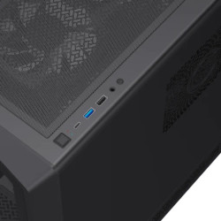 Case GameMax Vista COC AB BK Gabinete ATX Panorámico USB-C ARGB
