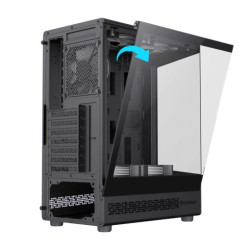 Case GameMax Vista COC AB BK Gabinete ATX Panorámico USB-C ARGB