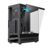 Case GameMax Vista COC AB BK Gabinete ATX Panorámico USB-C ARGB
