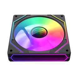 Ventilador GameMax FN12A-S8I-R Black 12cm ARGB Espejo Infinito