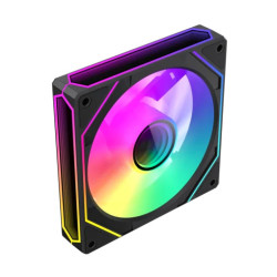 Ventilador GameMax FN12A-S8I-R Black 12cm ARGB Espejo Infinito