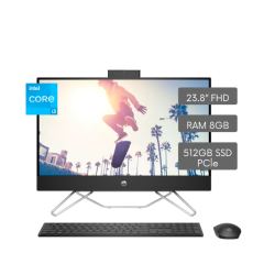 Computador AIO HP 24” Core i3 12ª Gen 8GB 512GB SSD