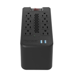 Regulador de Voltaje Forza FVR-1222USB 1200VA/600W 8 Tomas USB-C