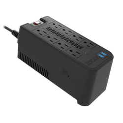 Regulador de Voltaje Forza FVR-1222USB 1200VA/600W 8 Tomas USB-C