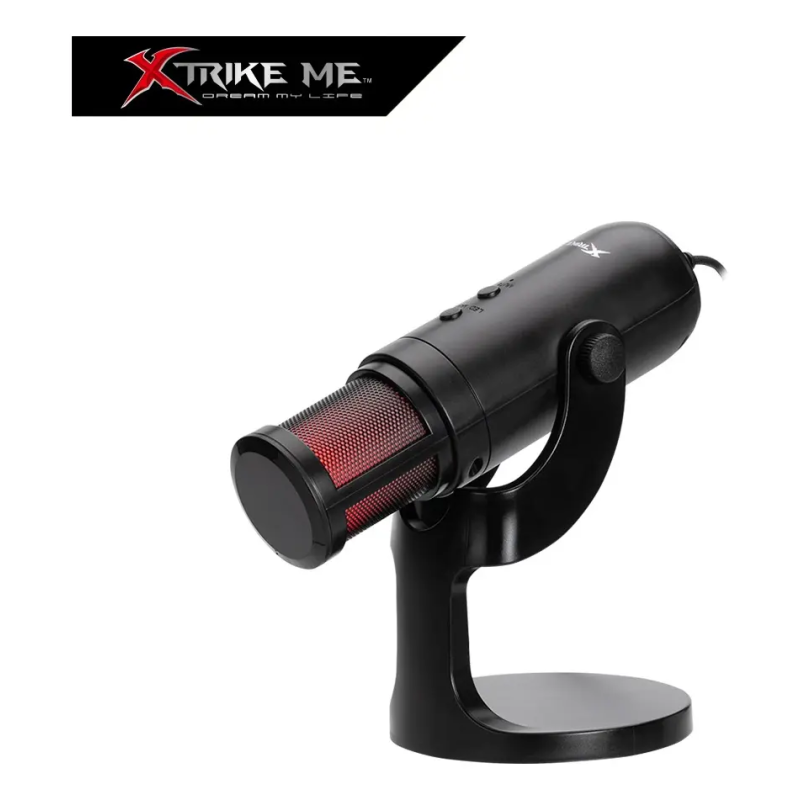 Micrófono Gamer Xtrike Me XMC-03 RGB 12 Modos USB