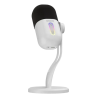 Micrófono Gamer Marvo MIC-08 WH RGB USB Streaming Podcast