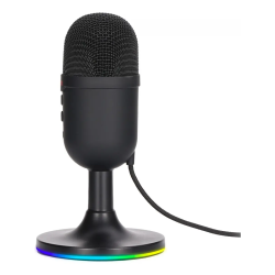 Micrófono PC Marvo MIC-06 BK RGB Arcoíris 3.5mm USB-A
