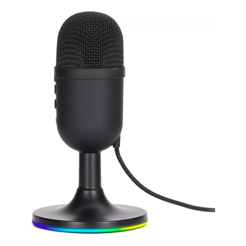 Micrófono PC Marvo MIC-06 BK RGB Arcoíris 3.5mm USB-A