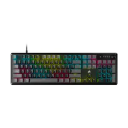 Teclado Corsair K70 CORE RGB Grey Mecánico Switches Red USB