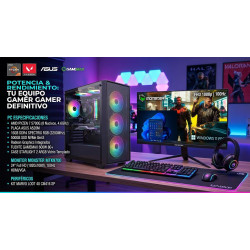PC Gamer Completo Ryzen 7 5700G Monitor 24 Teclado Mouse